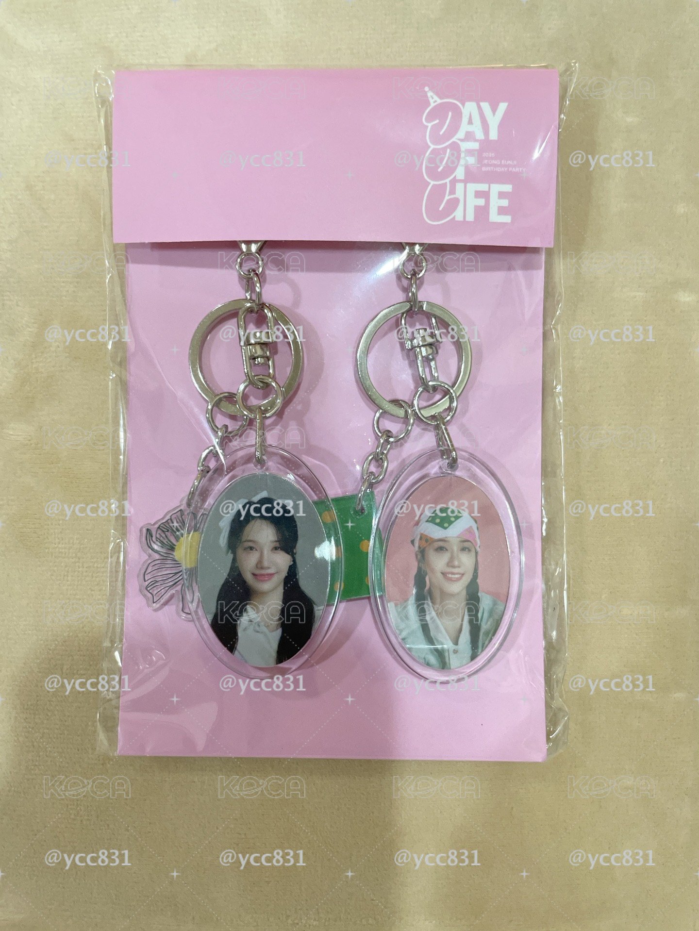 Apink 鄭恩地 A Day Of Life生日見面會周邊鑰匙圈