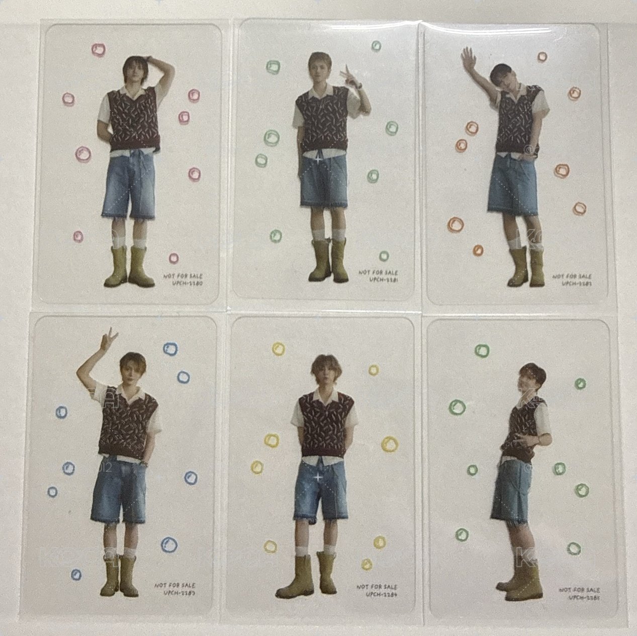 boylife 透卡 （一套六張）