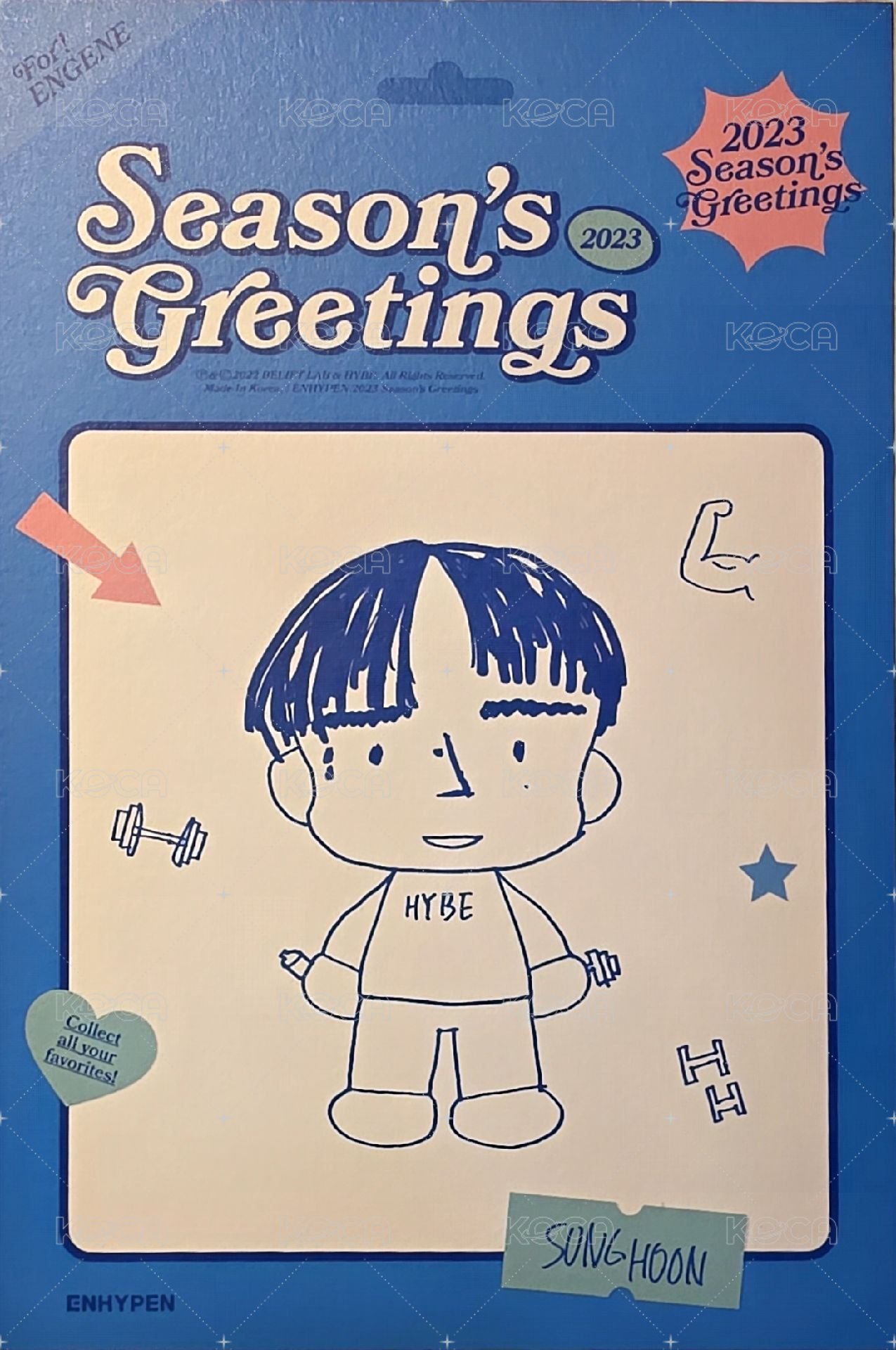23年曆 明信片  背面