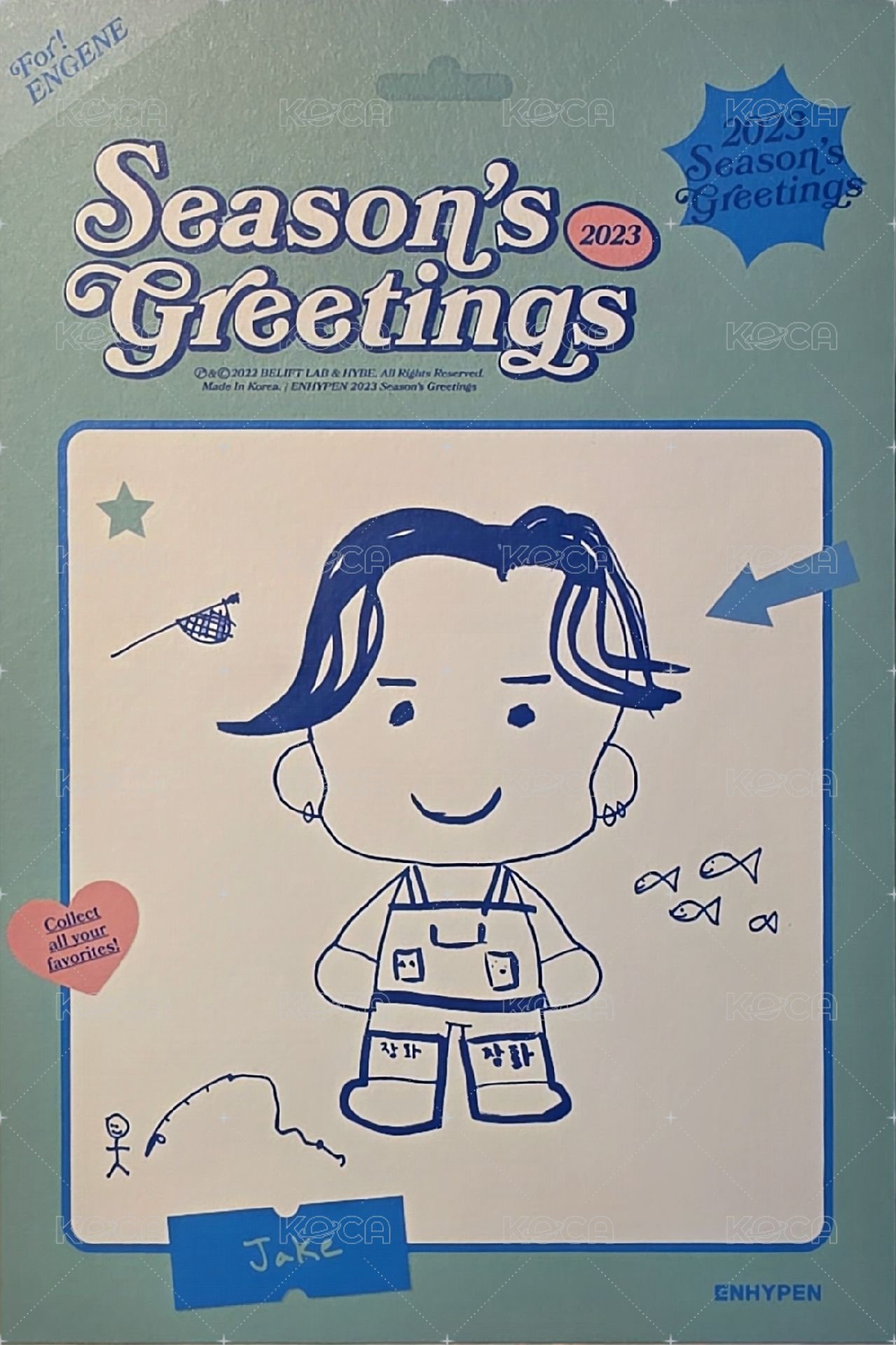 23年曆 明信片  背面