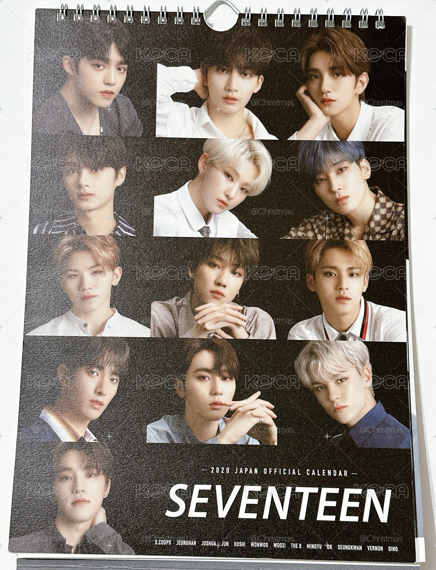 Seventeen 2020 japan official calendar 
