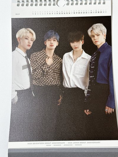 Seventeen 2020 japan official calendar 