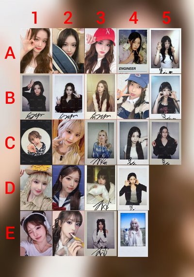 NMIXX 薛友圭簽售幸運卡小盤