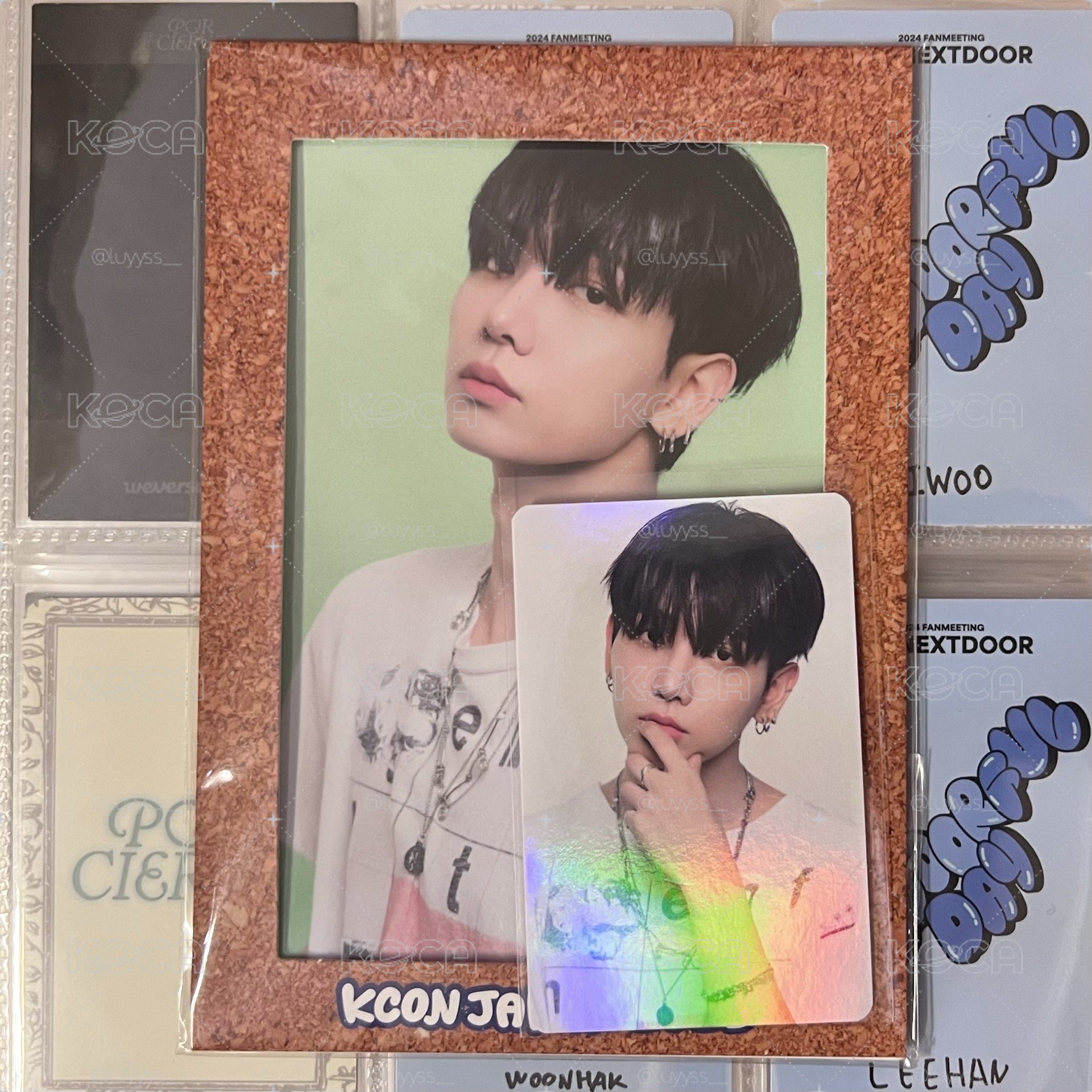 🐶宰鉉 kcon相框閃卡組