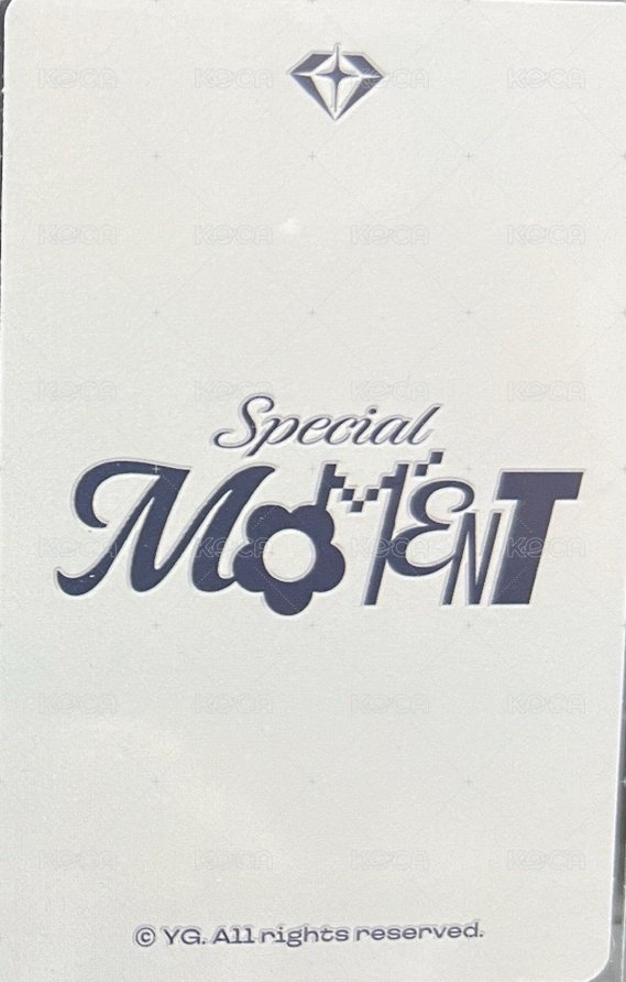 25首爾Fan Concert   鐵盒 周邊卡  背面