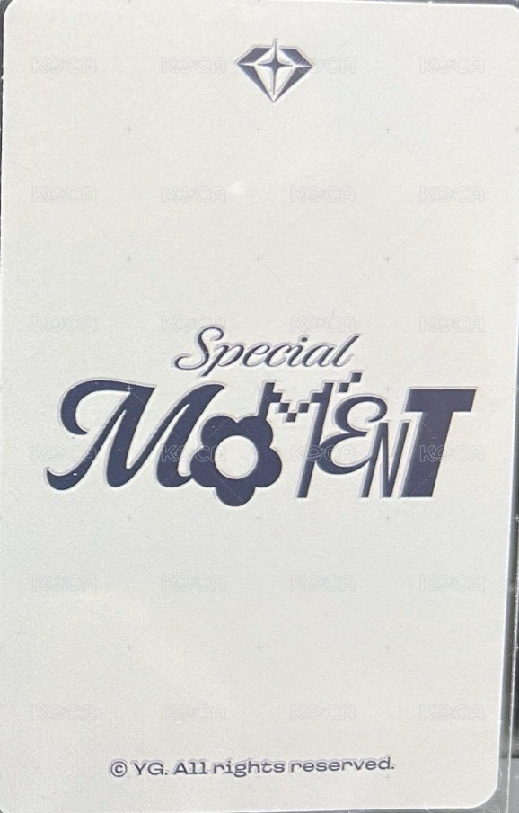 25首爾Fan Concert   鐵盒 周邊卡  背面