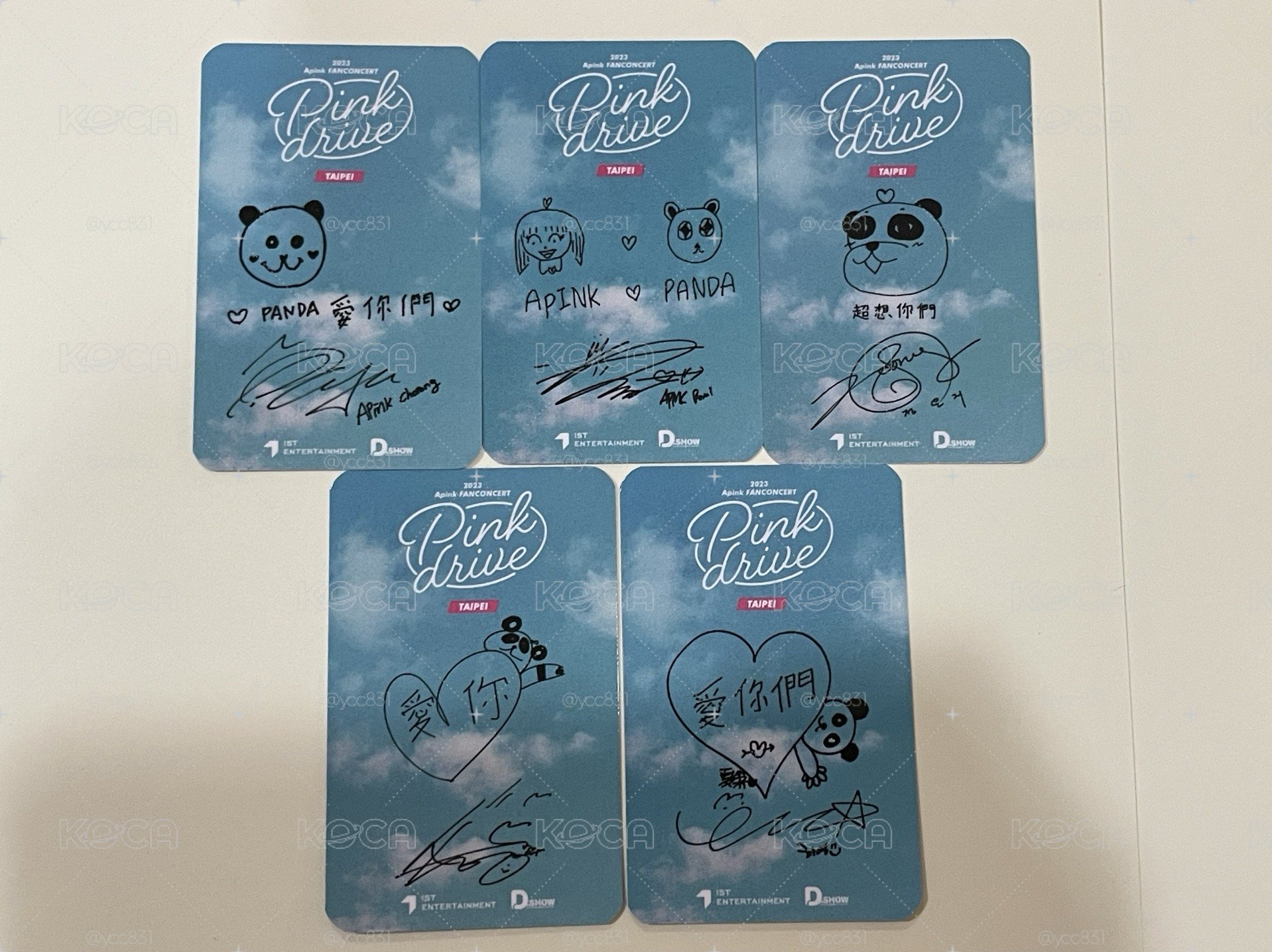Apink Pink Drive 台北場入場卡