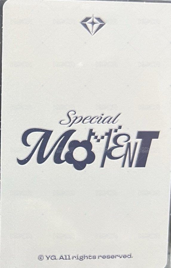 25首爾Fan Concert   鐵盒 周邊卡  背面