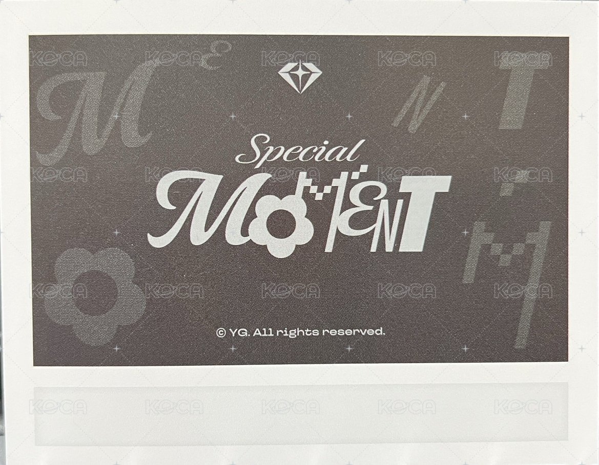 25首爾Fan Concert   鐵盒 拍立得 周邊卡  背面