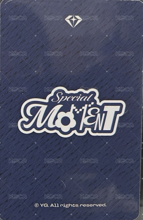 25首爾Fan Concert   行李袋 周邊卡  背面