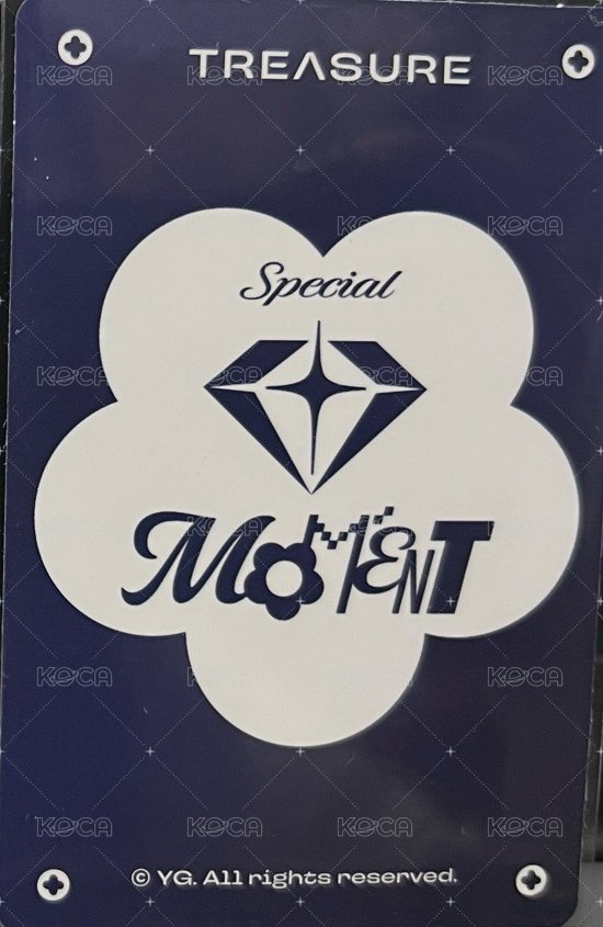 25首爾Fan Concert   卡冊 周邊卡  背面