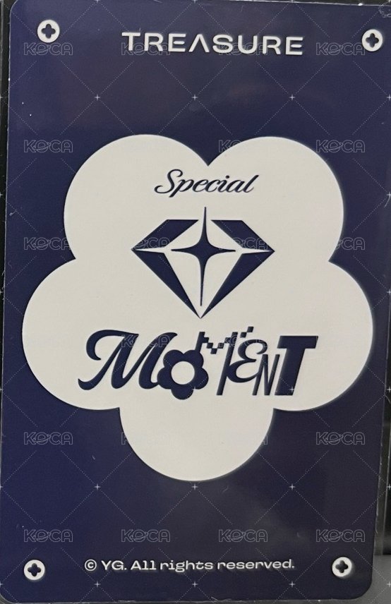 25首爾Fan Concert   卡冊 周邊卡  背面