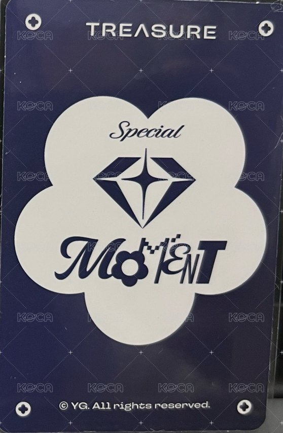 25首爾Fan Concert   卡冊 周邊卡  背面