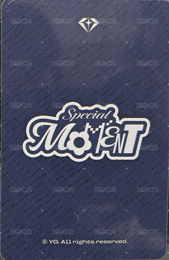 25首爾Fan Concert   行李袋 周邊卡  背面