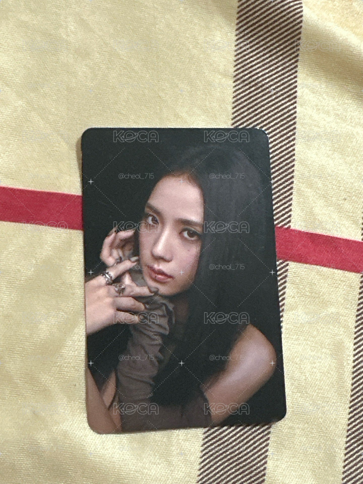 jisoo特典小卡