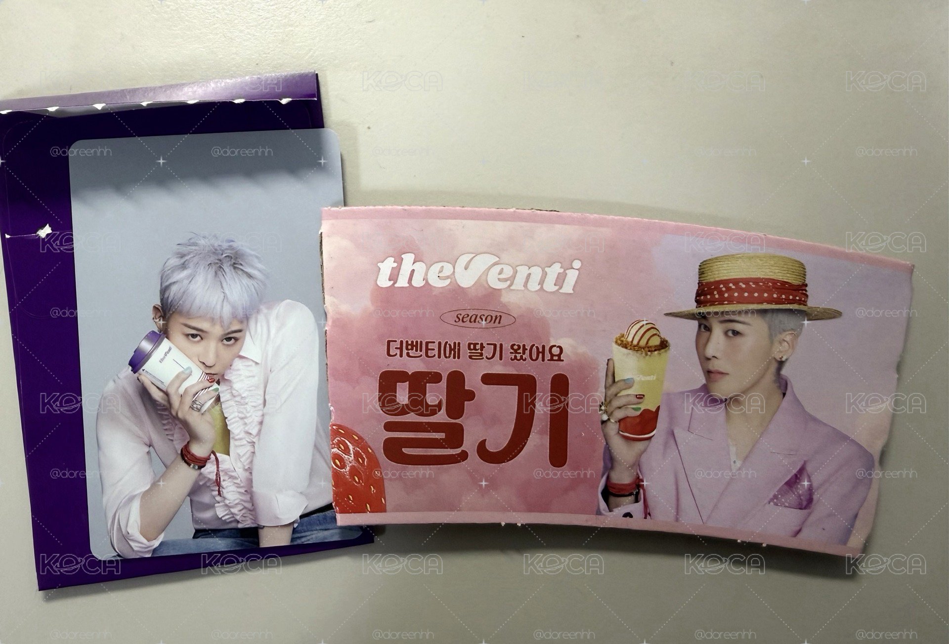 G-Dragon the Venti小卡+杯套