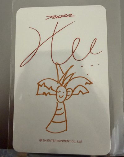 odyssey ms台北合影卡 手繪白背