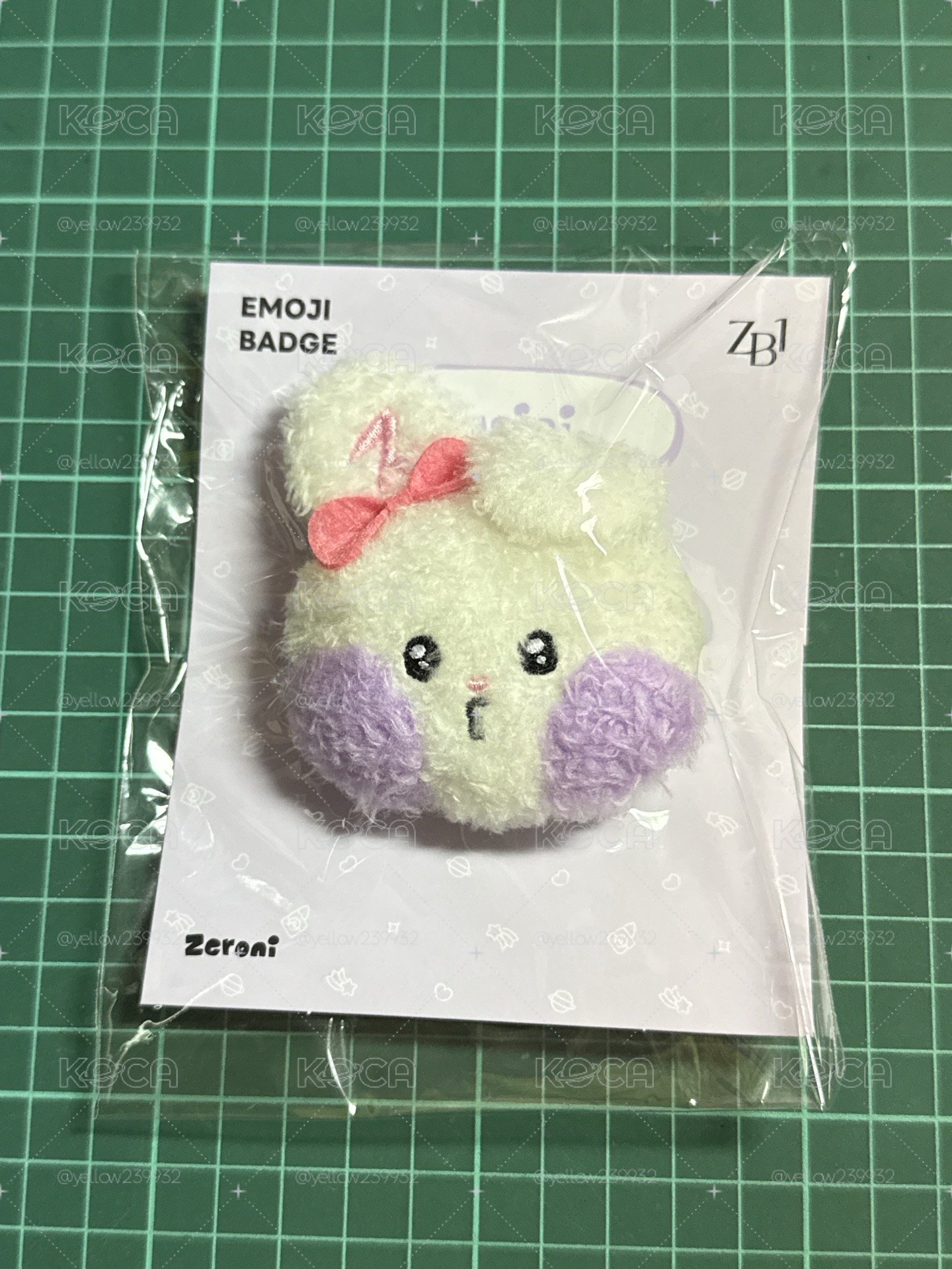 yunini 毛絨徽章