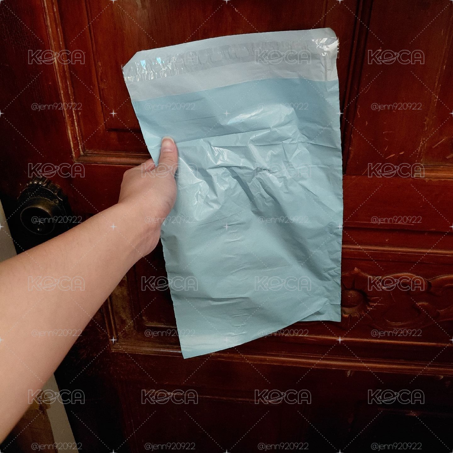 普通款奶藍色破壞袋20*35