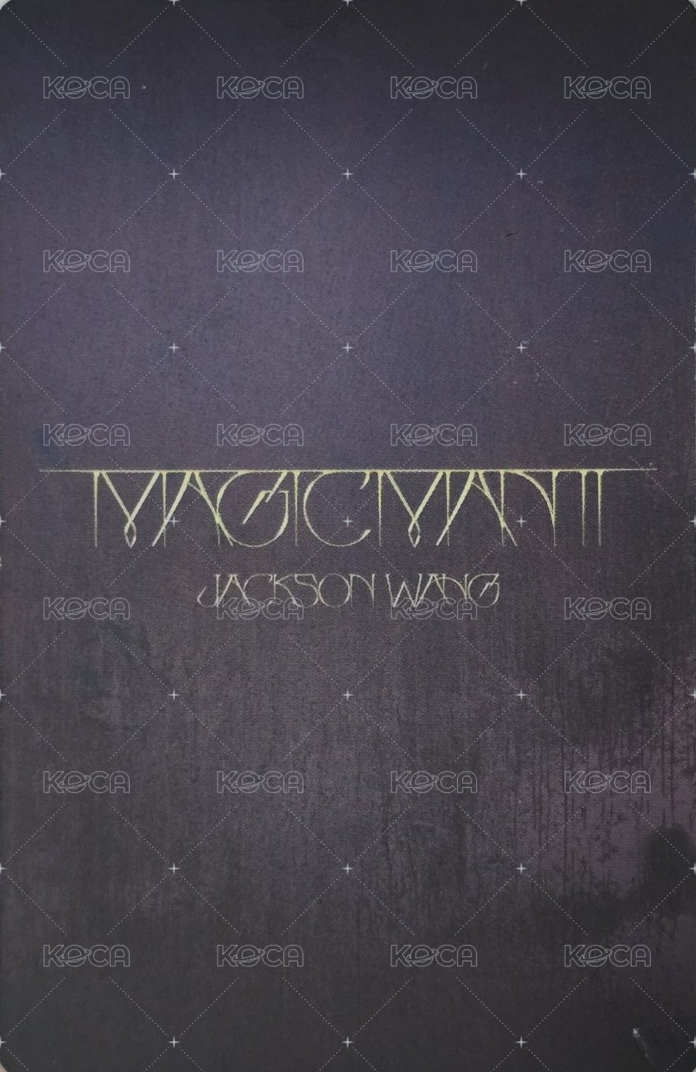 MAGICMAN 2 專輯卡  背面
