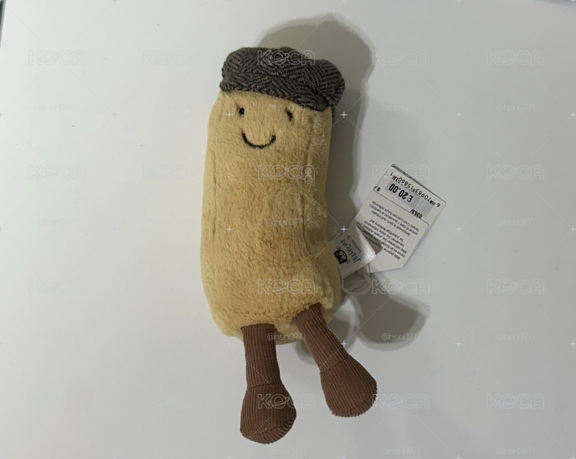 jellycat 英國限定查理薯條（有吊牌+袋子）