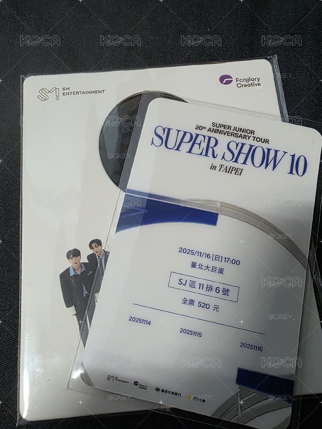 Super Show 10 in Taipei入場卡+氣球卡