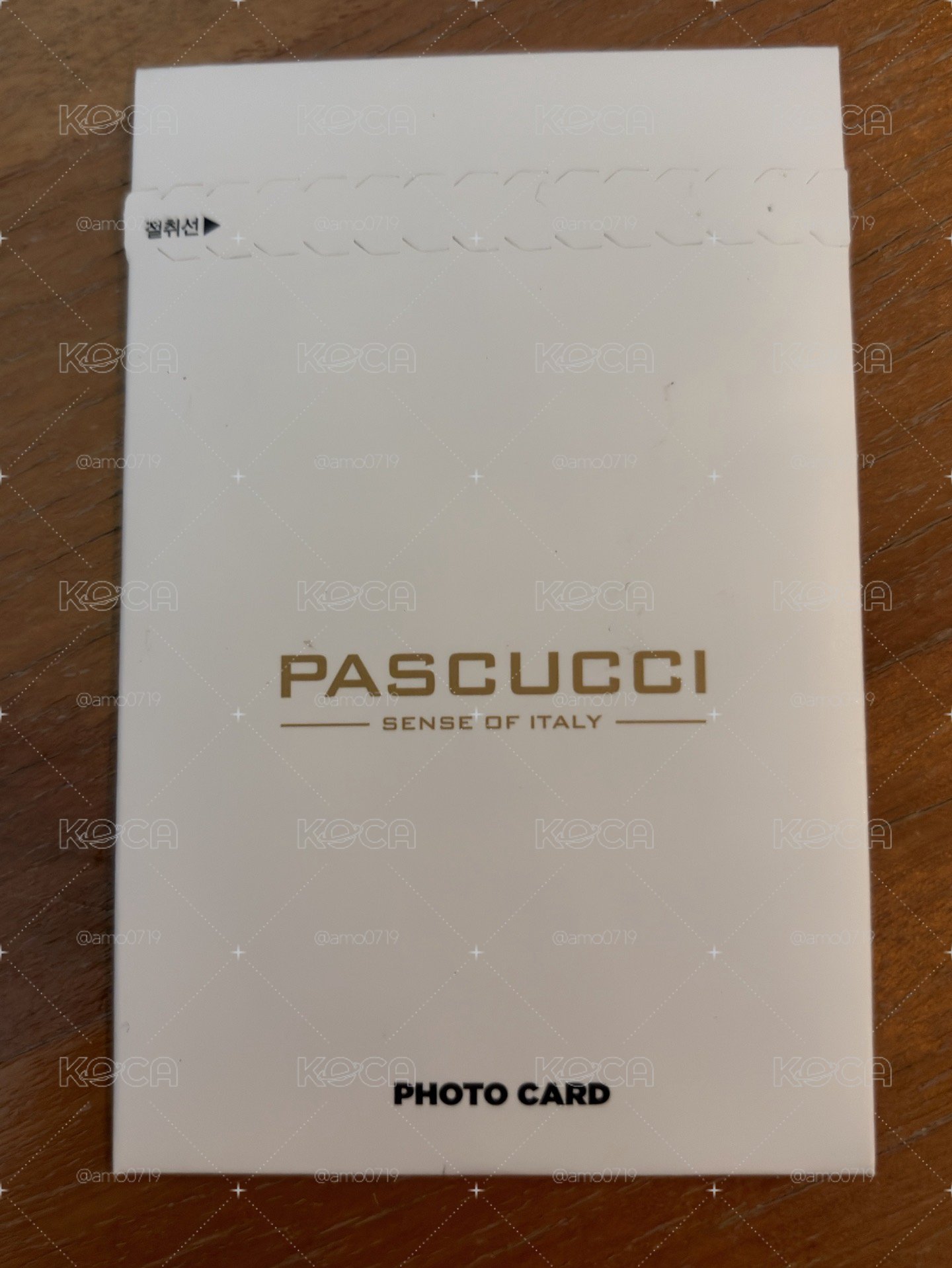 Karina-代言PASCUCCI小卡（2張ㄧset)