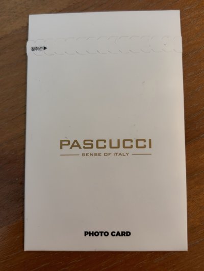 Karina-代言PASCUCCI小卡（2張ㄧset)