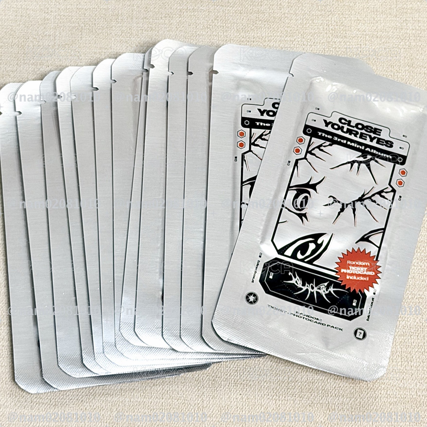 CYE blackout 專輯 ticket ver.