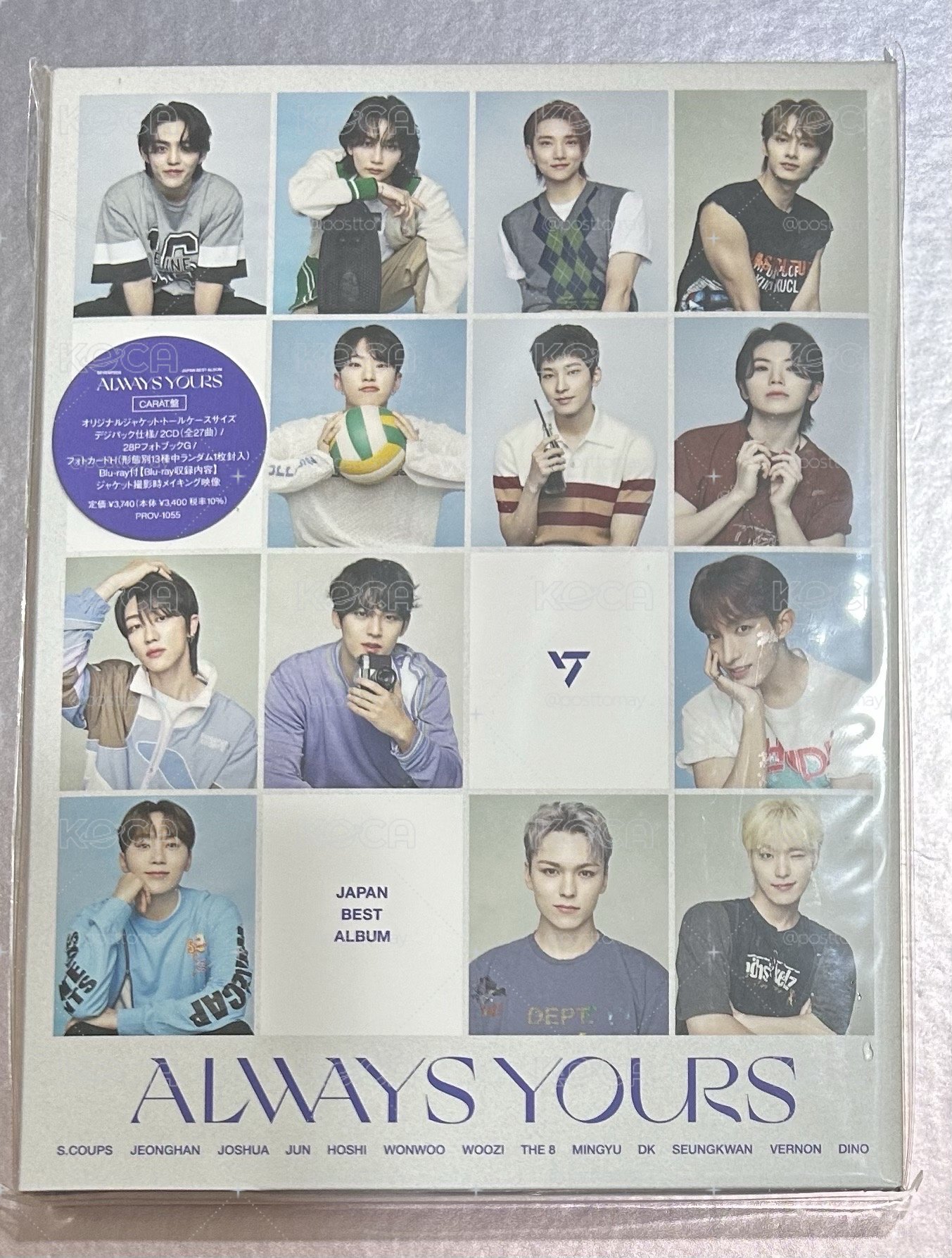 全新 未拆 always yours 專輯 carat ver.