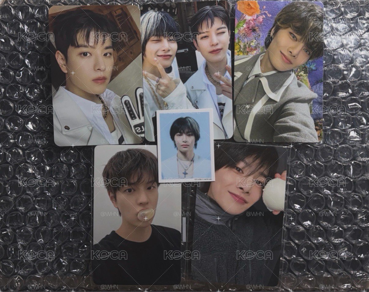 梁精寅 I.N 金昇玟 Seungmin 證件照 魔法學院滿額卡 視聽會特典