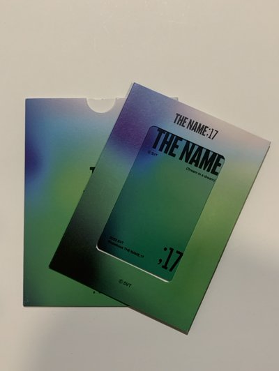 TNE NAME 寫真 特典明信片