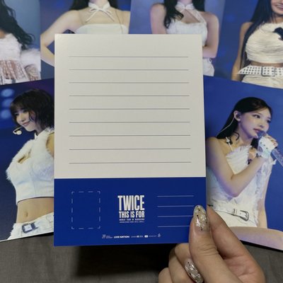 TWICE 高雄演唱會VIP禮明信片