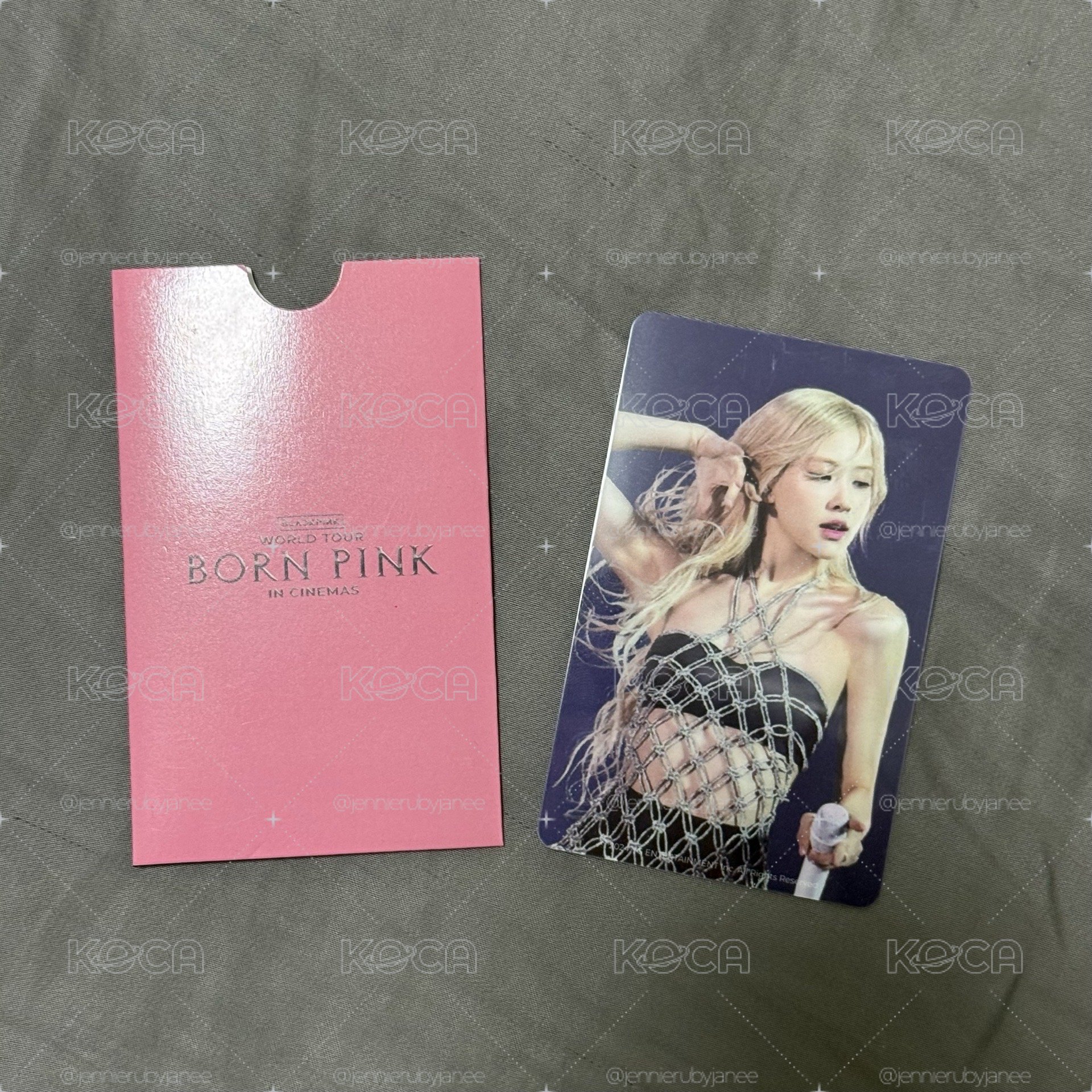 ROSÉ 2巡電影卡 