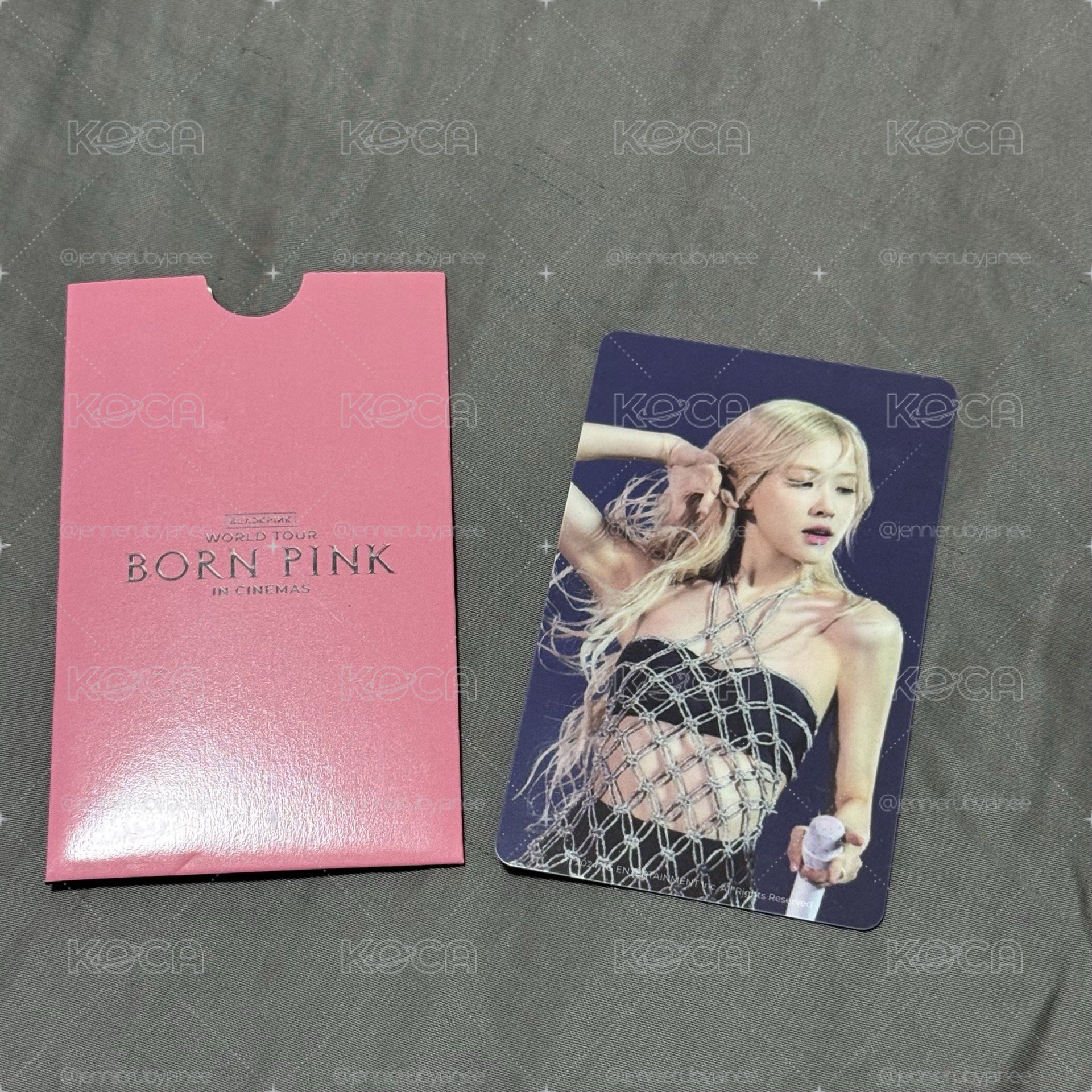 ROSÉ 2巡電影卡 