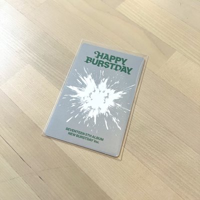 SEVENTEEN - [HAPPY BURSTDAY]  NEW BURSTDAY JOSHUA小卡