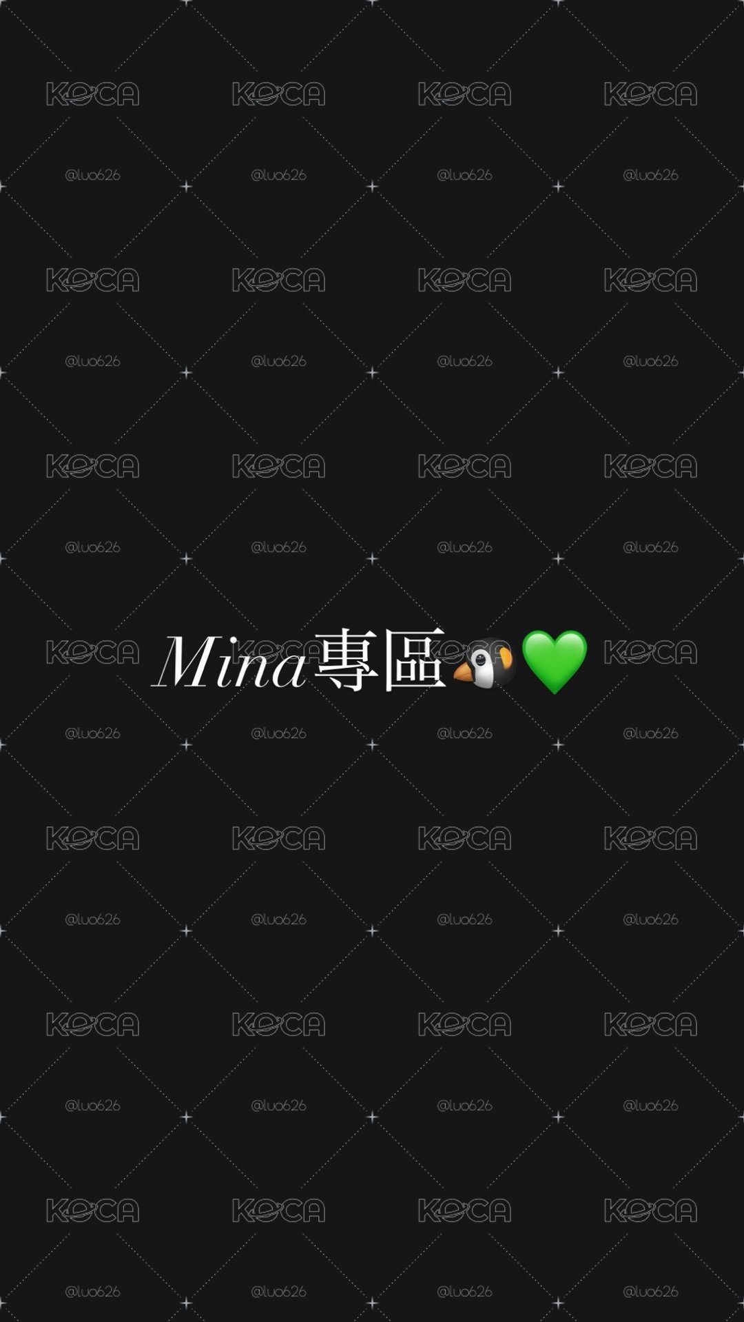 ✨Mina專區🐧💚