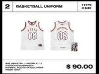 IN YOUR FANTASY 美巡 運動服 BASKETBALL UNIFORM