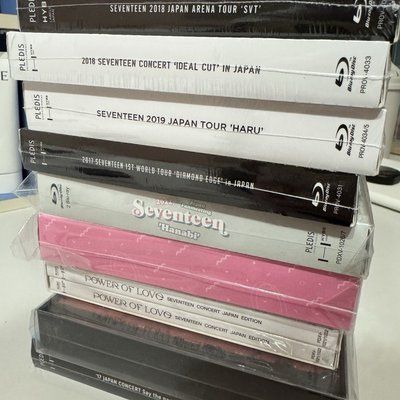 全新未拆 SEVENTEEN歷年日場藍光DVD