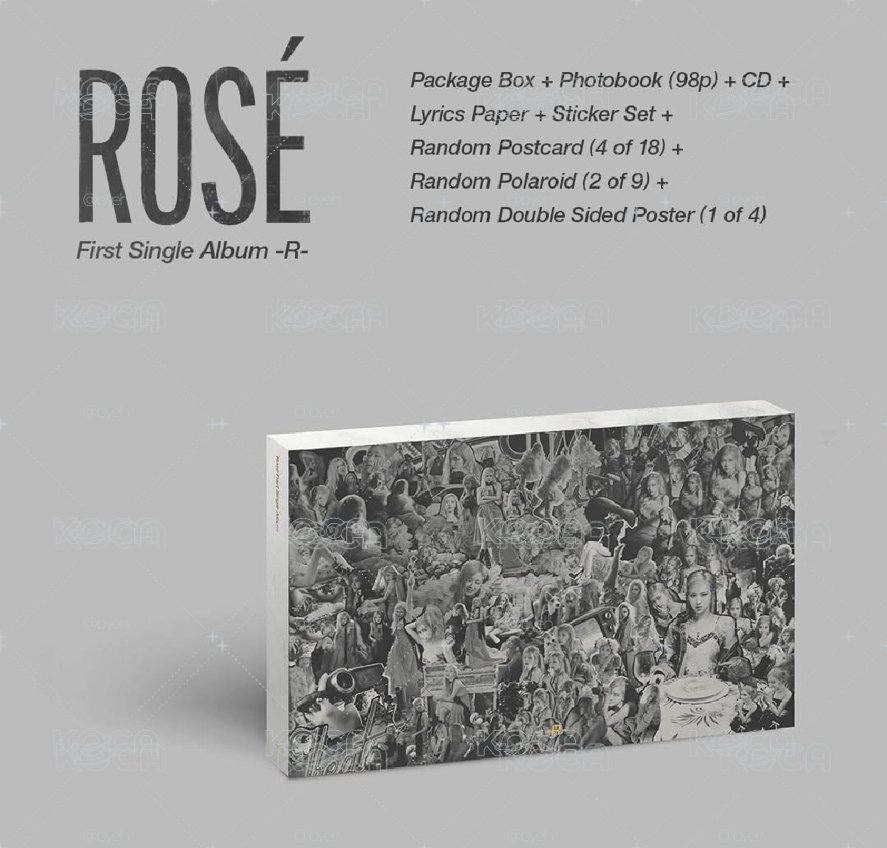 Rosé solo全專 多拍立得兩張！