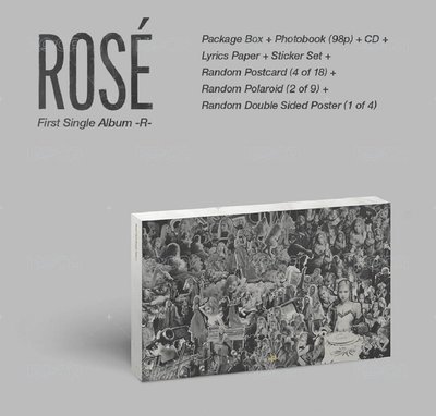 Rosé solo專+拍立得4張！