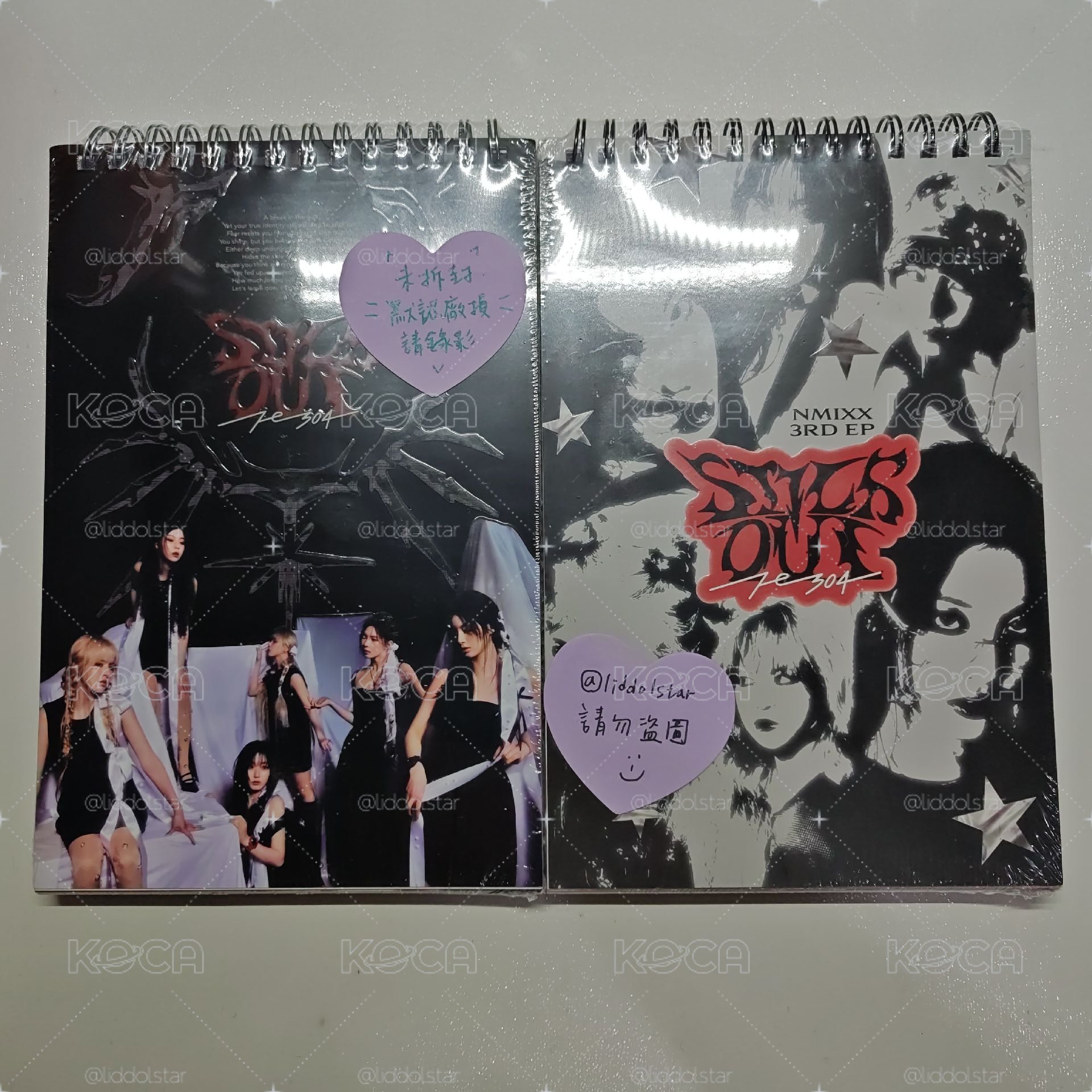 NMIXX STICK OUT 2版一組