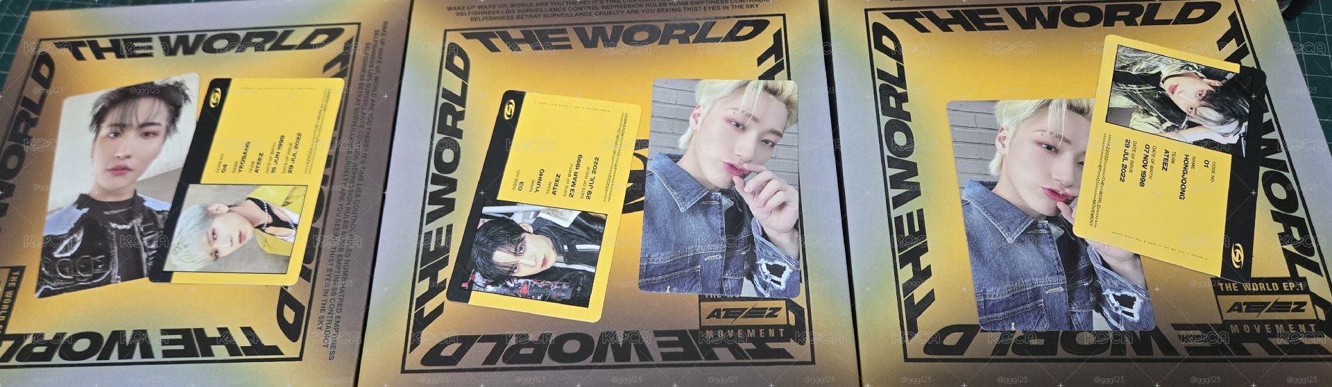 Ateez Movenment Diary ver. 已拆專