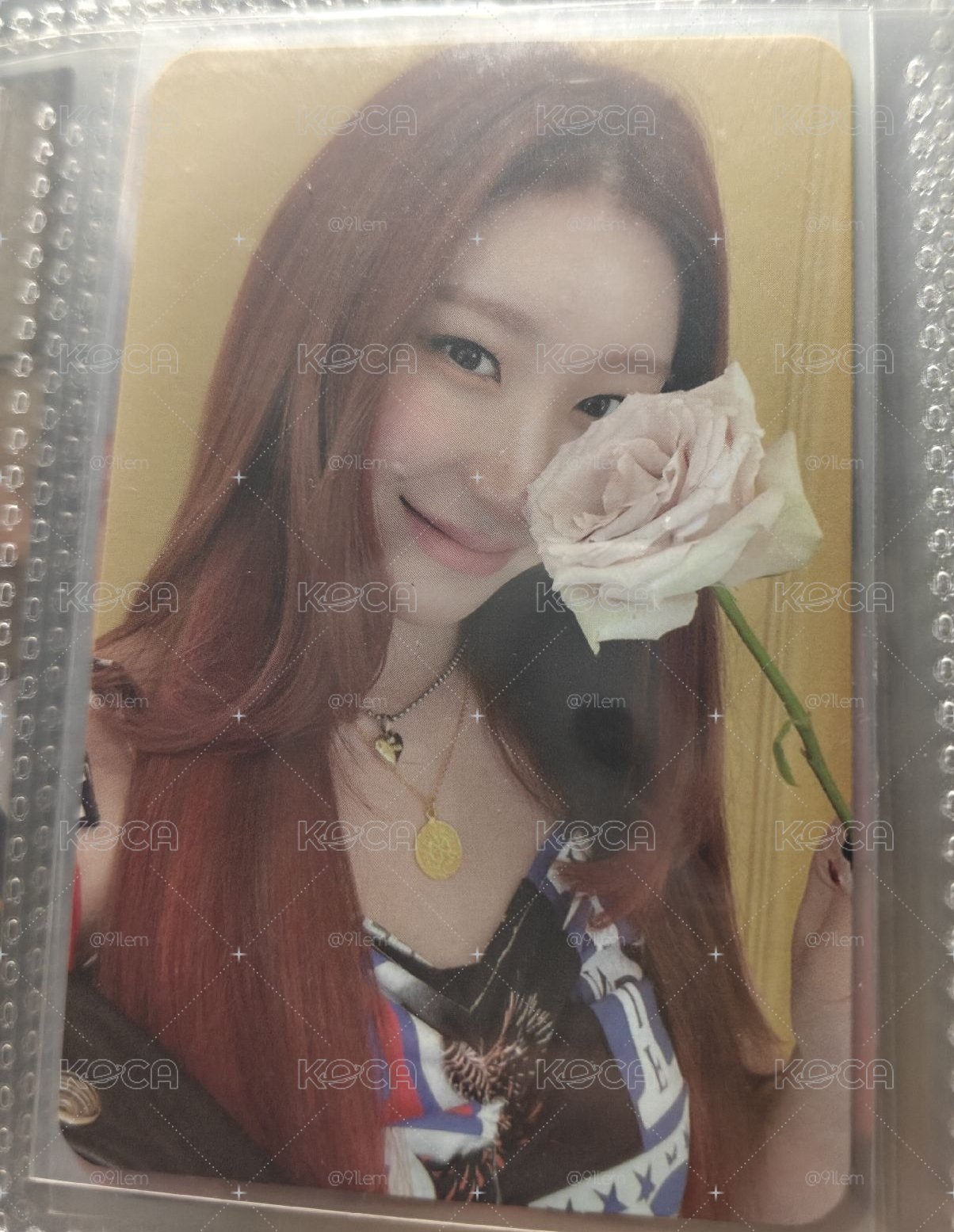 itzy chaeryeong 彩領 crazy in love 專卡