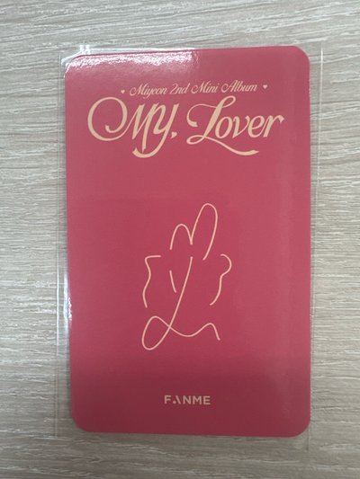 MY, Lover fanme 1.0線下 簽售卡 