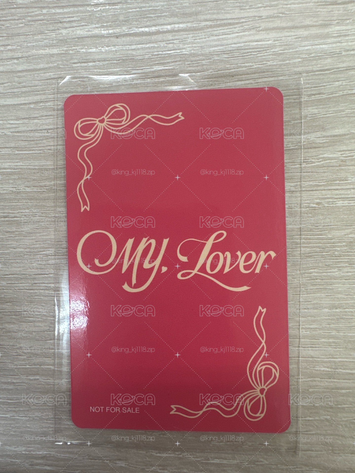 MY, Lover 華納 特典卡 