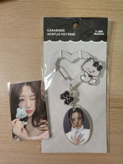 快閃店舒華登山扣壓克力鑰匙圈+圖上滿額卡1張