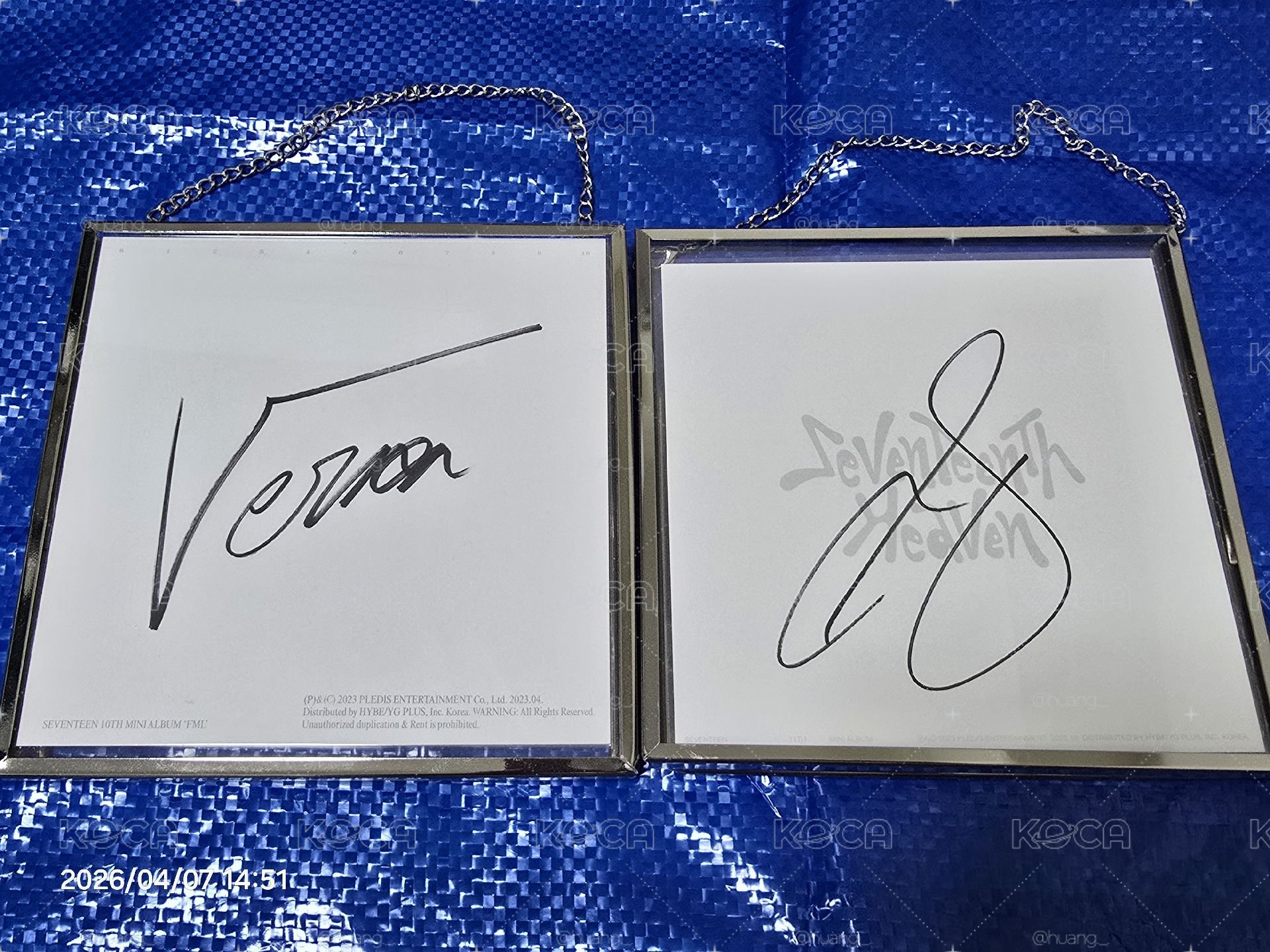 Vernon The8 親簽含框