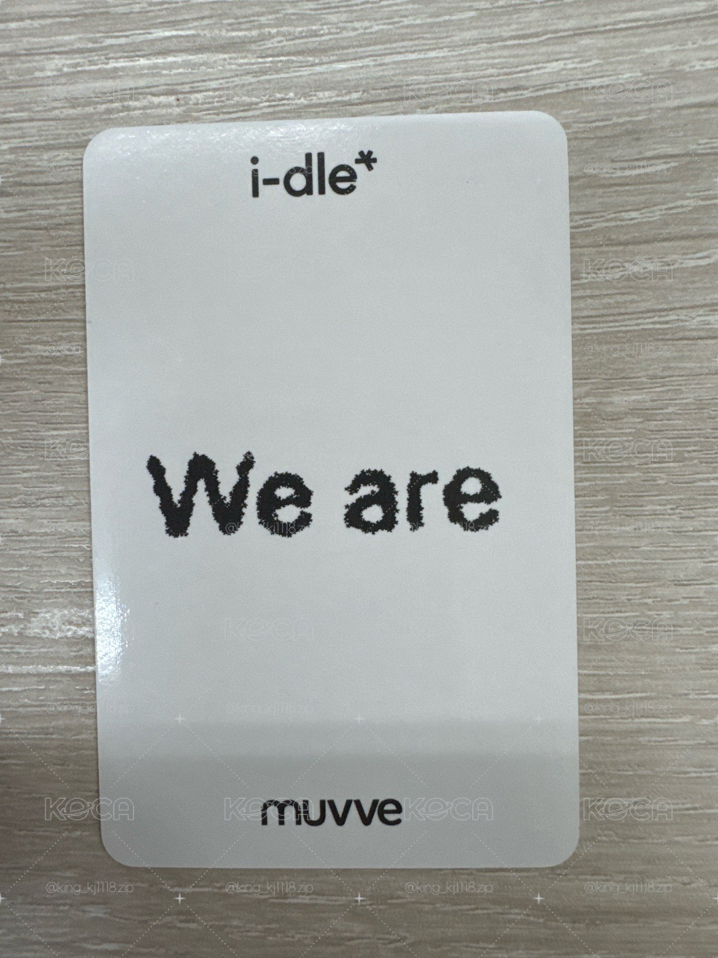 We are mu 特典卡 特典