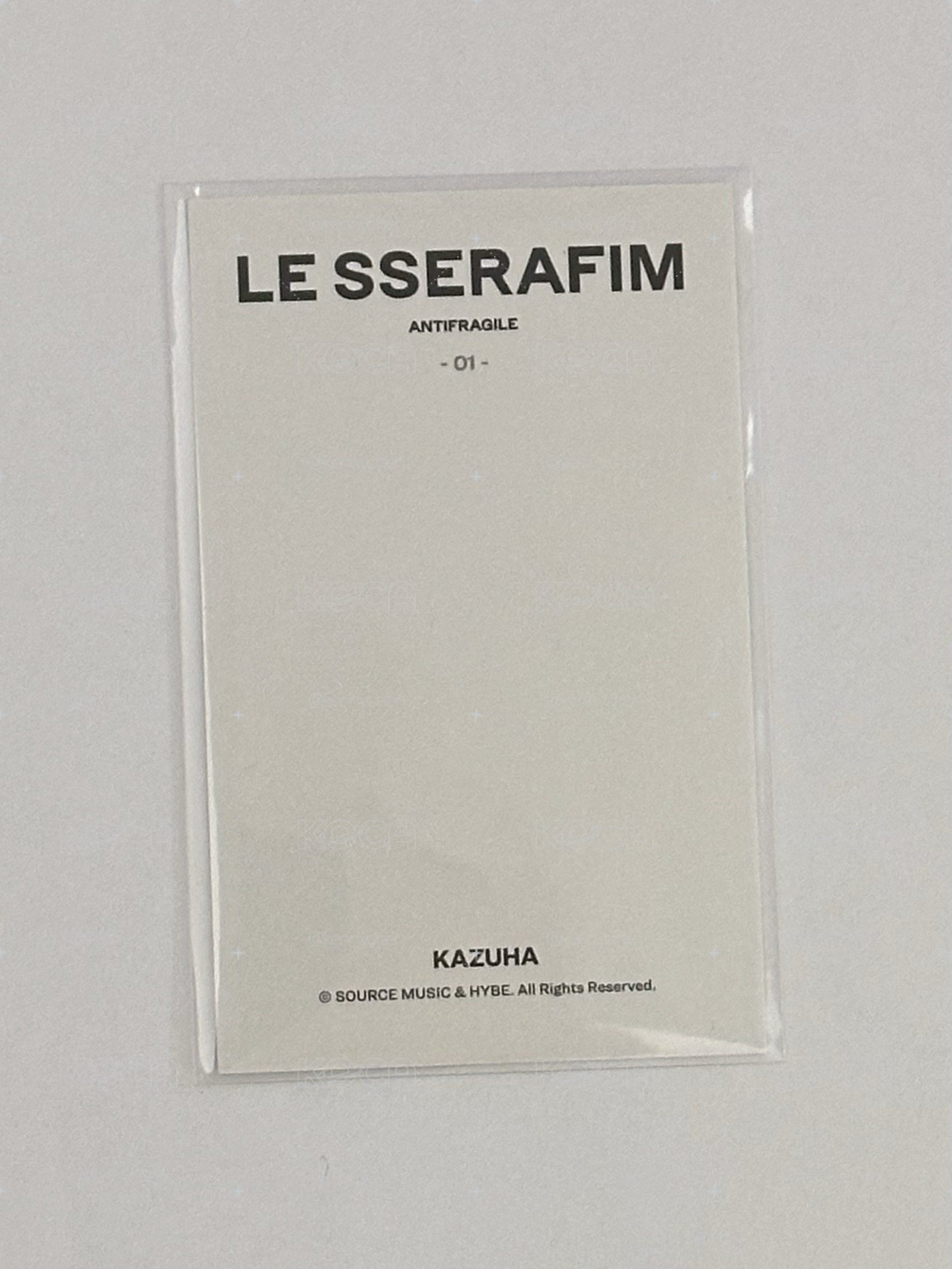 Kazuha Antifragile 官周拍立得 編號01